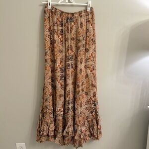 STUNNING Free People maxi skirt; size S; NEVER WORN- perfect condition